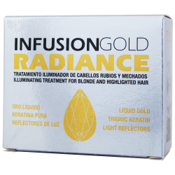 TRATAMIENTO CAPILAR ILUMINADOR INFUSION A+B GOLD RADIANCE (2x10 ml) Tahe