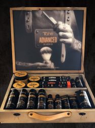 Set de iniciación de madera advanced barber profi (19 productos)