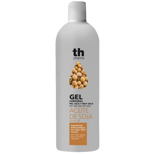 Gel de ducha con extracto de soja para pieles extremadamente secas (750 ml) TH Pharma