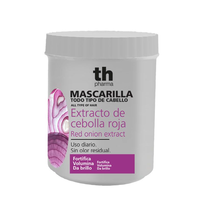 Mascarilla capilar con extracto de cebolla roja (700 ml) - huele hermoso TH Pharma